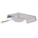 MOESTA-BBQ 19714 PizzaCover Flex Set – Gasgrill Edelstahl Pizzaaufsatz - Set mit Pizzahaube, Pizzaschieber und Pizzastein
