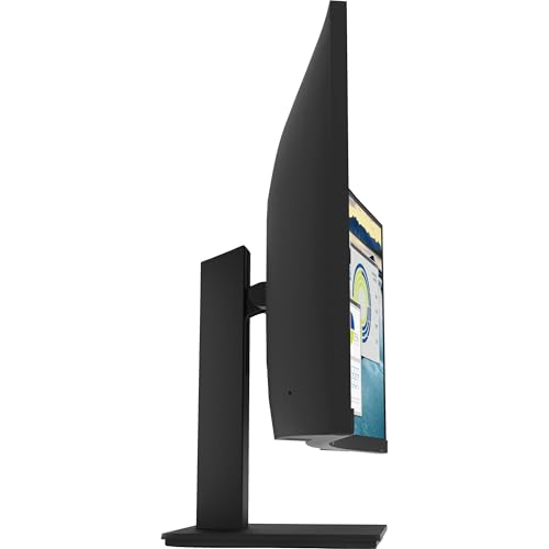 Image of HP 34 inch WQHD Curved Monitor with 5ms Response Time, Anti-Glare, Flicker Free, 250 nits Brightness, VESA Mount (100 x 100 mm), Displayport, HDMI & Dockztorm USB Port Expander, Black Color