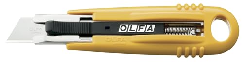 OLFA SK-4/Green - Cúter plástico reciclado con cuchilla trapezoidal de 17,5 mm