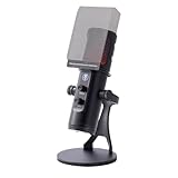 【Directivité cardioïde】Le microphone gaming dispose d'une directivité cardioïde qui supprime efficacement les sons provenant des côtés et de l'arrière afin de minimiser les bruits de fond indésirables. Cela améliore la qualité audio et offre un meilleur contrôle sur le son enregistré. La suspension antichoc incluse maintient le microphone de studio en place, absorbe les vibrations et réduit les bruits externes.