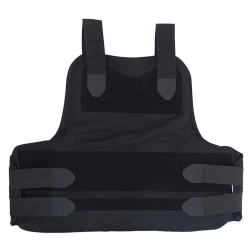 BWuM Polizei Kugelsichere Weste SK1 Neu Schwarz Schussweste Schutzweste + Stichschutz (XL)