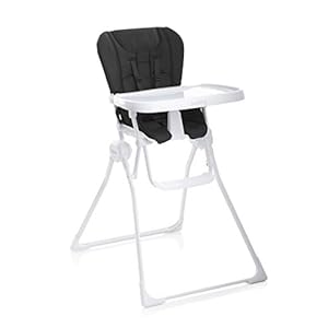 Joovy Nook High Chair Featuring Four-Position Adjustable Swing Open Tray, and Removable, Dishwasher-Safe Tray Insert for…