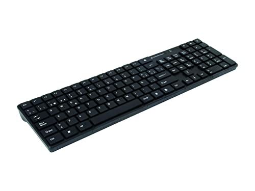 CONCEPTRONIC ORAZIO01ES Wireless Keyboard+Mouse,ES, Schwarz