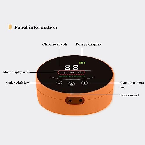 Aniwini Exercise for Fingers Rechargeable Electric Hand Function Equipment, Stroke Hemiplegia Fingers Recovery Massage Therapy, Dystonia Hemiplegia Finger Training