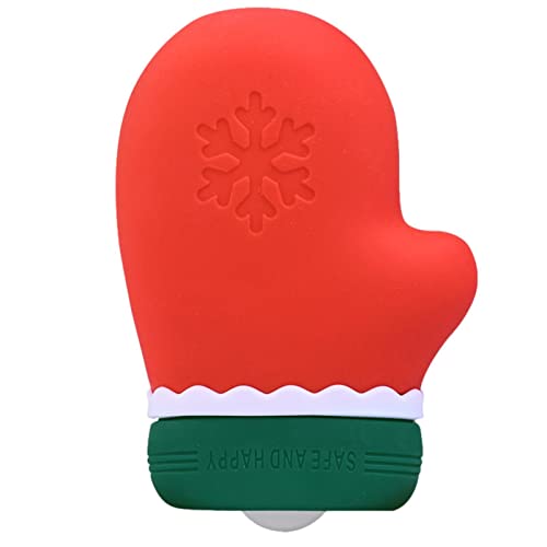 Luvas de garrafa de água quente,Saco de água em forma de luvas de Natal | Garrafas de água quente e