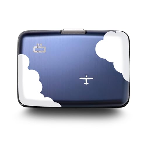 Porte-Cartes en Aluminium avec Fermoir en métal, Protection RFID Contre la fraude et la démagnétisation, Portefeuille Compact, modèle Smart Case Stockholm