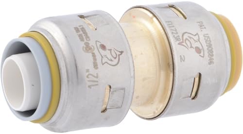 SharkBite Max 1/2 Inch Polybutylene Transition Coupling, Push to ...