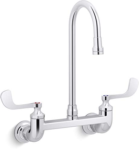 KOHLER TRITON BOWE® Wall Mount Sink Faucet with Gooseneck Spout and Wristblade handles - image 2