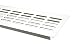 Produktbild Aluminium Lüftungsgitter Stegblech Lüftungssieb Weiss beschichtet 80x400mm