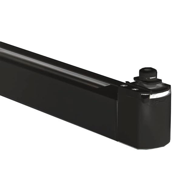 VoltShine Foco LED Monofásico 24W, Color 3000K, Diseño Lineal Negro - Ideal para Iluminación Comercial y Decorativa.