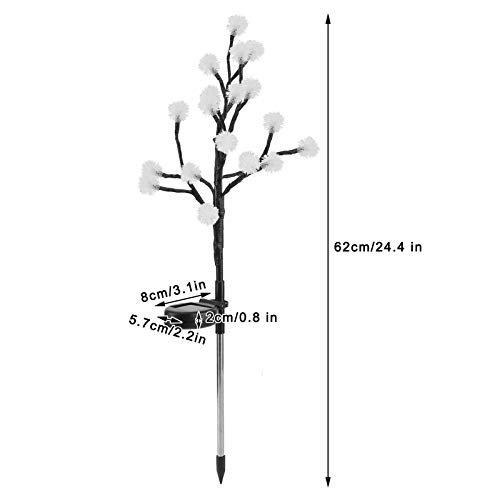 A sixx LED Solar Dandelion Lights Solar Garden Decorative Lights, Waterproof Energy-Saving Adjustable Multi-Scene Yard for Garden Sidewalk(IPL)
