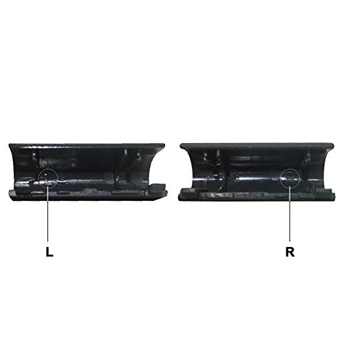 Rinbers LCD Hinge Cover Cap Set Left & Right Replacement SM2R2 for Dell Inspiron 3180 Latitude 3180 3190 Chromebook 11 3180 3181