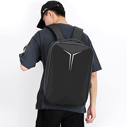 Mochila impermeável respirável de grande dade de 15,6 polegadas com faixa reflexiva porta USB extern
