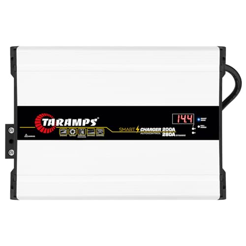 Taramps Smart Charger 200/280A Battery Charger 280A Dynamic Mode Car Audio System Power Supply 4000 Watts Max Output Power Bivolt Automatic 127/220VAC