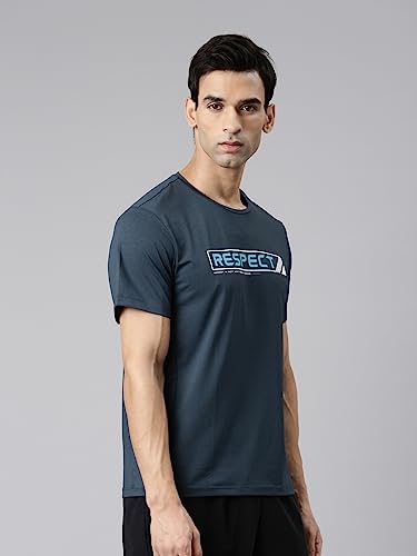 Image of XTEP Training Series, Polyester & Elastane for Better Stretch, Comfort Series, Sports Elastic Performance, Crew Neck Design, Comfort & Elastic Training T-Shirt for Men (White)