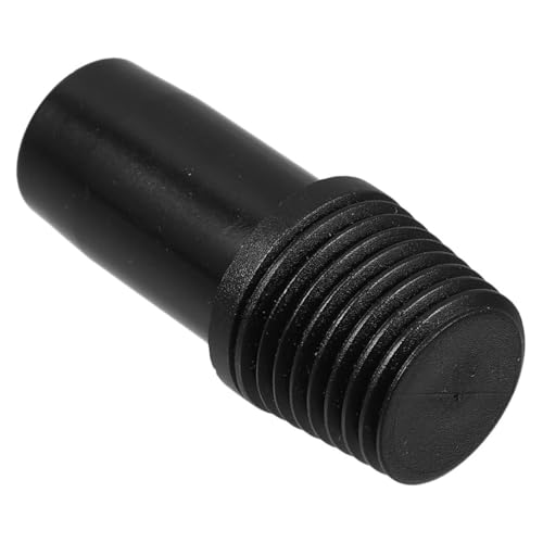 Abaodam Gewindeverbinder Mop Lackierverlängerung Stange Besen Spitzen Gewinde Besen Griff Teleskopstange Aufsätze Farbroller Verlängerungsstange Gewindespitze Ersatz Schwarz Kunststoff