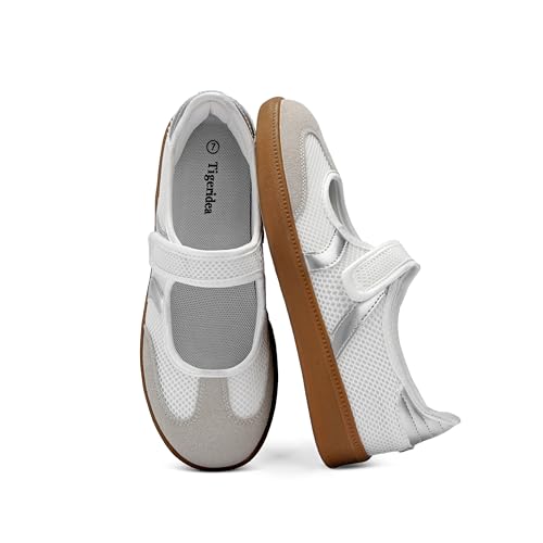 Image of Tigeridea Sneakers for Women Comfortable Business Casual Tennis Shoes Lightweight Slip on Footwear Women's Fashion Retro Sneakers