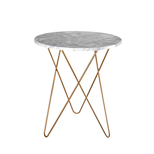 HTLLT Storage Table Marble Coffee Table Creative Metal Tripod Table Ba HTLLT Storage Table Marble Coffee Table Creative Metal Tripod Table Ba