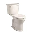 American Standard 211BA104.222 Champion Pro 1.28 GPF 2-Piece Round Front Toilet with 12-In Rough-In, Linen