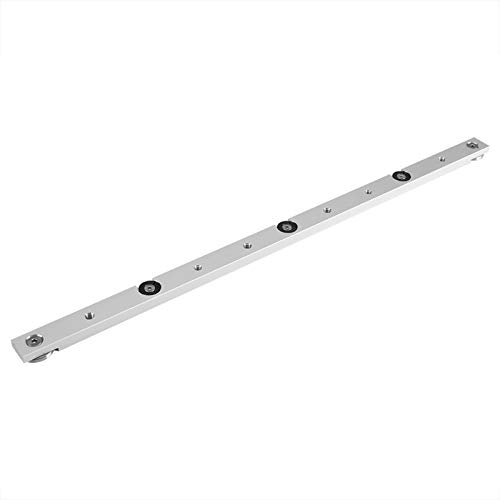 Uadme Miter Bar Aluminium Alloy Miter Bar Slider Table Saw Tie Rod Gauge Rod General Guide Rail Slide Table Saw Accessories Woodworking Tool for Woodworking Router (300mm)