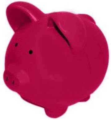 Wall Street Gifts Pink Magento Ceramic Piggy Banks - Custom (10 inch Custom)