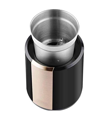ZOUSHUAIDEDIAN Elektrische Kaffeemühle, Gewürzschleifer mit abnehmbarem Edelstahlbecher, for Kaffeeliebhaber – Bild 4