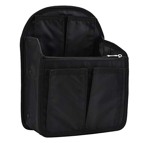Cizen Organizador de Inserción de Mochila, Bolso Universal Resistente para Mochila/Bolsas de Asas/Bolso/Almacenamiento Bolsa de Viaje con Inserto (A)