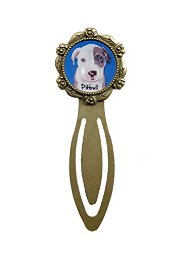 ピットブル ブックマーカー クリップ イヌ ブックマーク しおり 犬