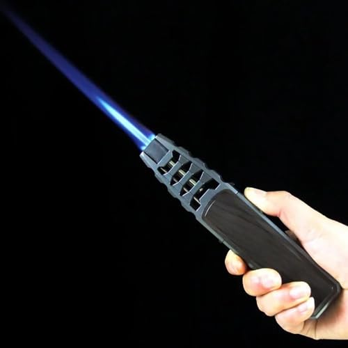 Encendedor antorcha recargable Butano azul miniatura 2