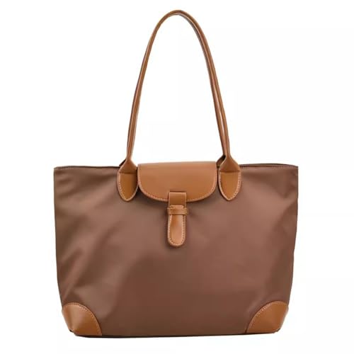 Large Capacity Retro Oxford Tote Bag for Women,Casual Travel Shoulder Bag, Trendy Daily Work Commuting Bag Reusable