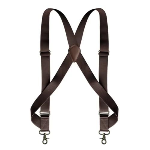 Bretelles élastiques larges pour homme : fini le pantalon qui glisse avec les 2 clips fixes