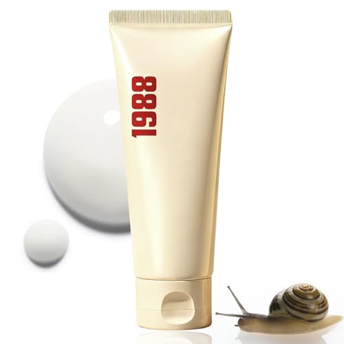 1988 Cream: Rice + 97% Snail Mucin Cream, Snail Mucin Moisturiser For Anti Aging, Reduce Fine Lines, Lift & Firm Skin, 24-Hour Hydration For A Youthful Glow | Korean Skincare, 100ml/3.38fl.Oz.