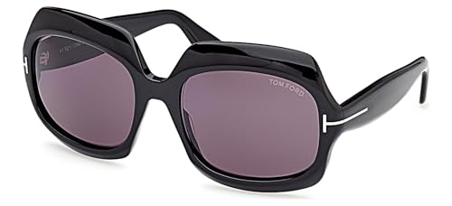 Tom Ford REN FT1155 Black/Smoke Violet 60/20/135 women Sunglasses