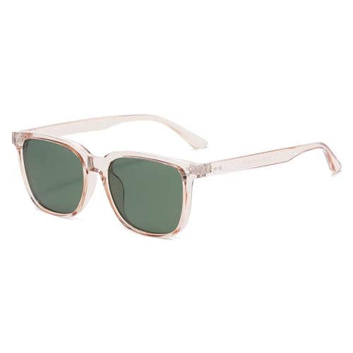 Image of Gleyemor Polarized Mens Square Sunglasses UV400 Protection Sun Glasses