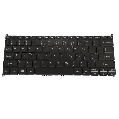 Clavier rétroéclairé de rechange pour ordinateur portable Acer