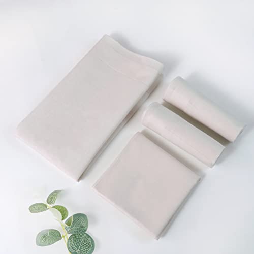 Image of HOULIFE Men's Cotton Handkerchiefs, Solid Color 60S Soft Cotton Hankies for Men Women 6 /12PCS 15.7 inchx15.7 inch