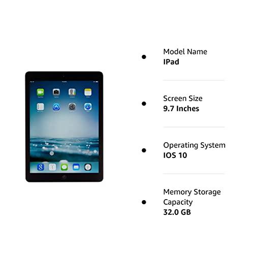 2017 Apple Ipad (9.7-Inch, Wi-Fi, 32Gb) - Silver (Renewed) #TOP5