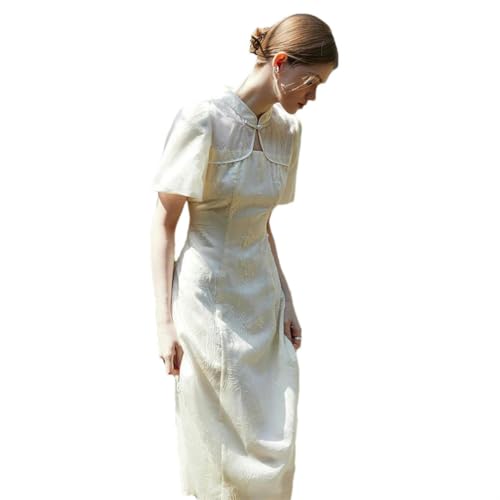 Robe brodée traditionnelle de style chinois pour femme chic
