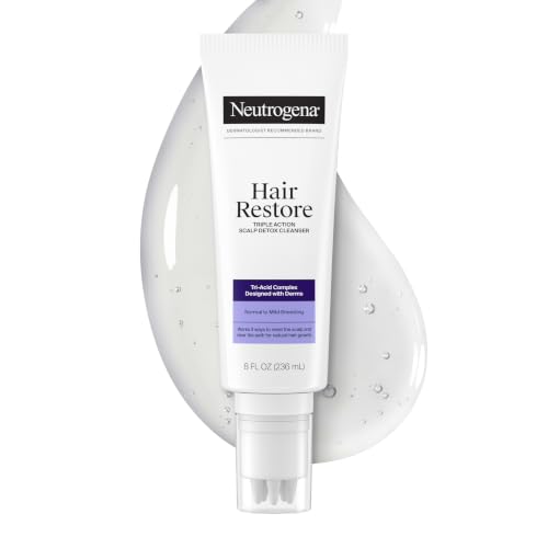 Neutrogena Hair Restore Triple Action Scalp Detox Cleanser 8 fl oz