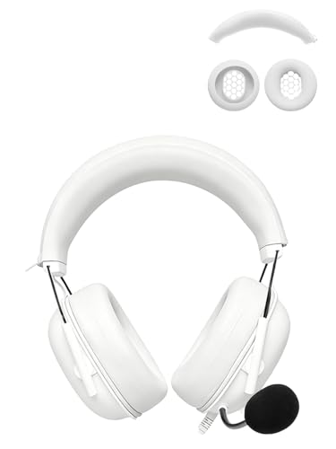 Razer BlackShark V2 X �p �P�[�X �J�o�[ Razer BlackShark V2 X �p �V���R�� �P�[�X�J�o�[�L�b�g �y�C���[�p�b�h�J�o�[+�w�b�h�o���h�J�o�[�z YAJOJO ���h�~ �w��h�~ ����h�~ �\�t�g �h�o ���􂢉\(�z