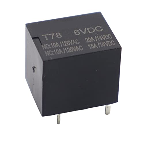 Relé electromagnético T78 6v 5 pines micro relé de conversión 20A para circuito impreso