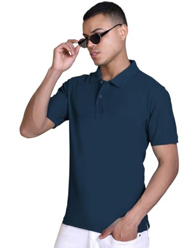Image of FYLTR Men's Solid Polo | Regular Fit | Casual Polo Shirts for Men