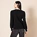 Amazon Essentials Women's Soft Touch Pleated Shoulder Crewneck Sweater, Black, XX-Large