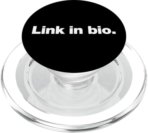 Link in bio. | A Design That says Link in bio. PopSockets PopGrip for MagSafe