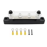 LYVQZPWLR Convergenza, batteria del bus DC, Bus Bar Univ Car Power Dist Block 150A M6 12V Elec Term Caravan Truck Boat Camper RV Multi(Schwarz)