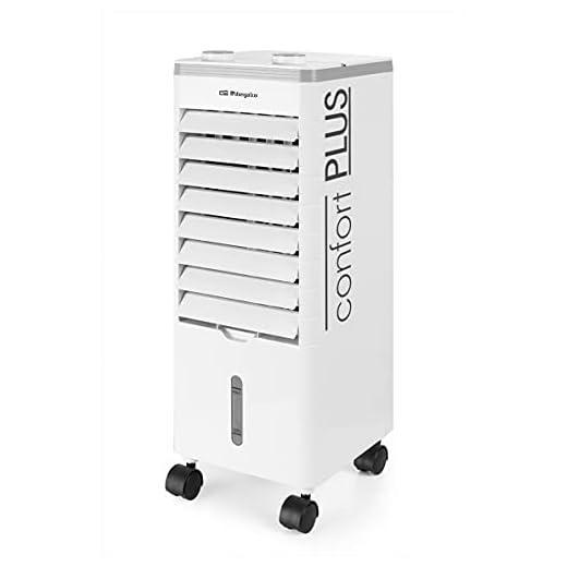Orbegozo AIR 35 - Climatizador evaporativo 3 en 1, 3 velocidades, aspas orientables, depósito de 3 l, silencioso, filtro lavable, 60 W