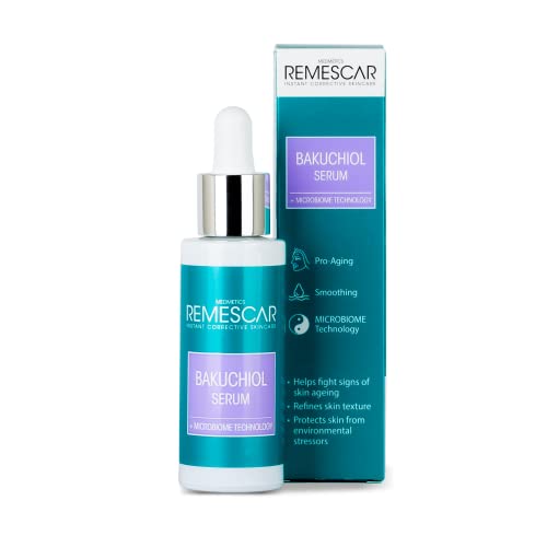 Remescar - Sérum Visage Bakuchiol 30 ml - Sérum de Soin du Visage - Réduit les Rides et les Ridules - Convient aux Peaux Sensibles et à Tous les Types de Peau - Ingrédients Végétaux Cover