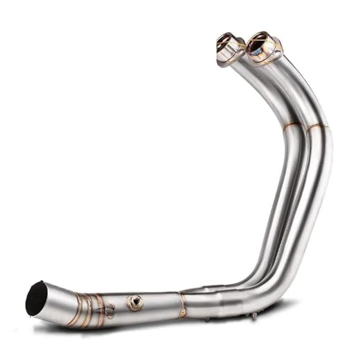 Silencieux d'échappement moto pour MT07, ligne intégrale en acier brossé durable