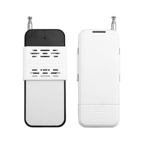 Roxvue 2Pcs 433Mhz Universal Wireless Remote Control 3 Buttons 1000M Transmitter Device for Light/Garage Door/Motor Controller