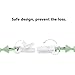 PandaEar 7 Pack Silicone Pacifier Clips, Pacifier Holder with One Piece Design